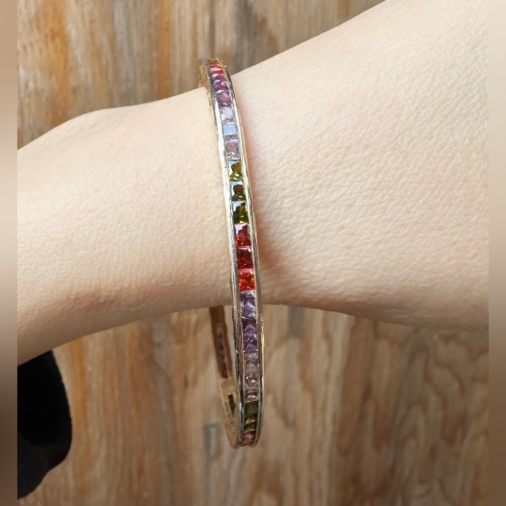 Colorful Rhinestone Bracelet - Picture 3 of 6